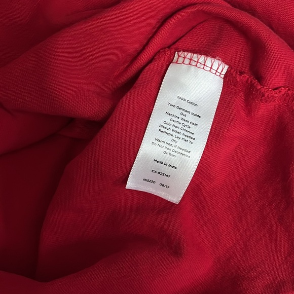 Talbots Long Sleeve Red Nutcracker Shirt - Picture 4 of 5